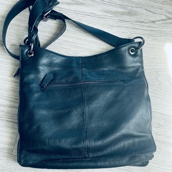 CLEMENTS RIBEIRO VEGAN LEATHER BLACK CROSSBODY SHOULDER WOMEN BAG - Picture 8 of 11